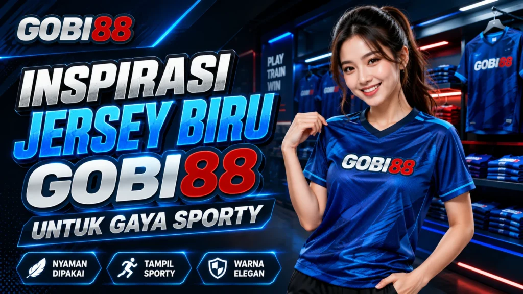 Inspirasi jersey biru untuk gaya sporty