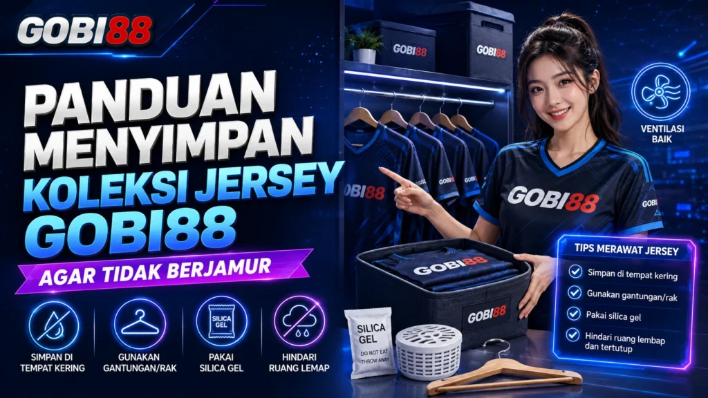 Panduan menyimpan koleksi jersey GOBI88 agar tetap kering dan tidak berjamur