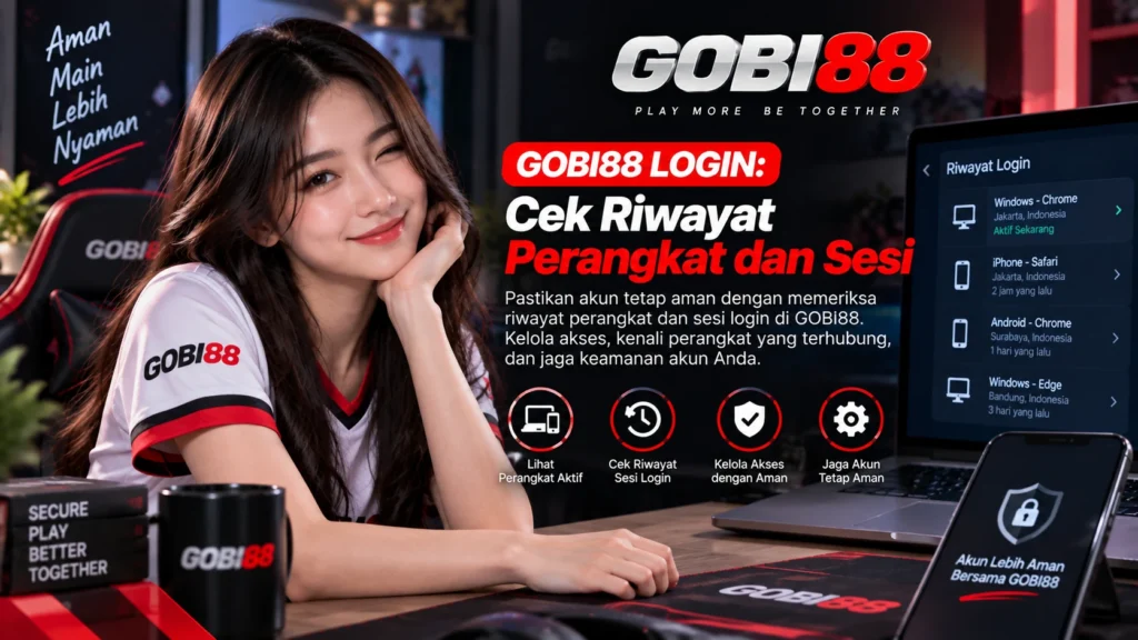 GOBI88 Login untuk mengecek riwayat perangkat dan sesi akun