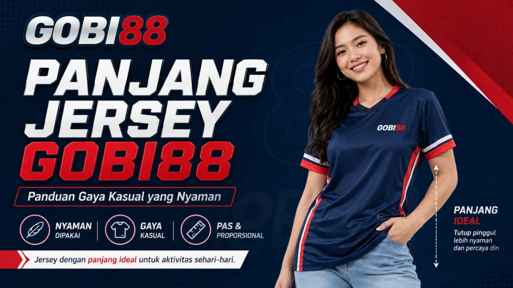 Panjang jersey GOBI88 untuk gaya kasual harian berdasarkan fit, proporsi, dan titik jatuh hem