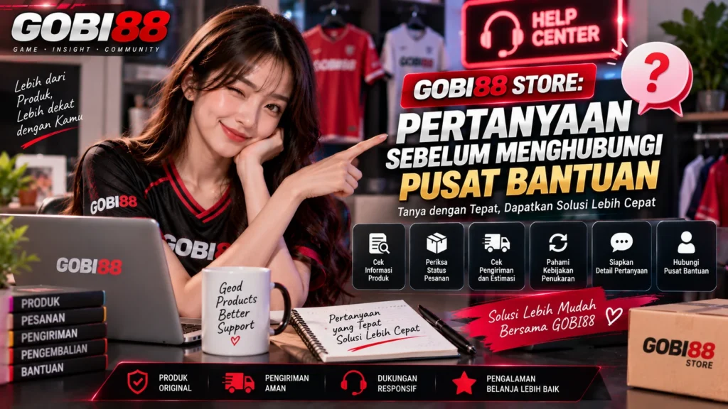 GOBI88 STORE untuk menyusun pertanyaan sebelum menghubungi pusat bantuan